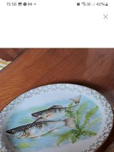 Service a poisson porcelaine de Limoges 