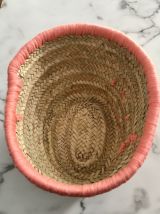 Panier ou corbeille "Bazar" corail