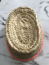 Panier ou corbeille "Bazar" corail