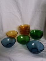 Coupelles en verre coloré Vereco