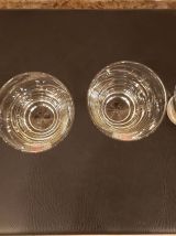 Lot de 4 verres Martini vintage