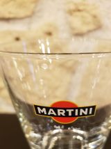 Lot de 4 verres Martini vintage