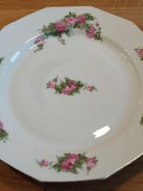 Ensemble d'Assiettes et Plat en Porcelaine de Limoges