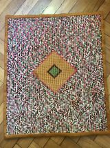 Petit tapis laine vintage