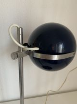 Grande lampe vintage 1960 eyeball bleu marine - 44 cm