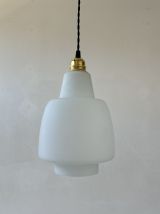 ANCIENNE SUSPENSION EN OPALINE VINTAGE