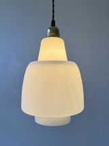 ANCIENNE SUSPENSION EN OPALINE VINTAGE