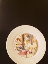 Lot de 6 assiettes à fromage en porcelaine 