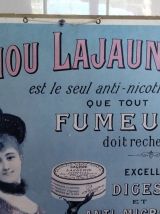 Carton publicitaire Le Cachou Lajaunie 