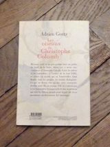 Les Oiseaux de Christophe Colomb- Adrien Goetz- Gallimard 