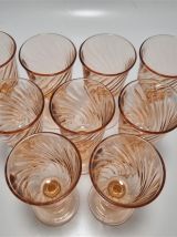 Lot de 9 minis verres Rosaline