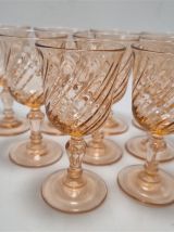 Lot de 9 minis verres Rosaline