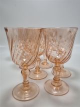 Set de 8 petits verres à pied Rosaline