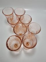 Set de 8 petits verres à pied Rosaline