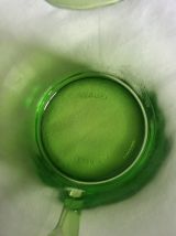 Tasses et soucoupes Duralex en verre vert 