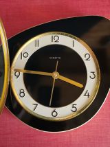 Horloge vintage pendule murale silencieuse années 60 Vedette