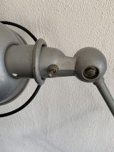 Lampe Jielde vintage 1960 usine 4 bras gris métallisé - 150 