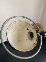 Lampe vintage 1960 Jielde 2 bras noire mat d'origine - 100 c