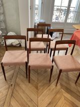 6 chaises vintages editees par lubke