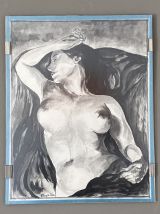 Tableau. Portrait de femme. 1980