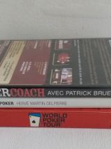 Lot de 3 DVD sur le poker. 