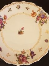 Service fleuri porcelaine de Limoges