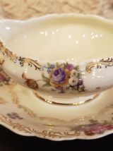 Service fleuri porcelaine de Limoges