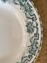 6 assiettes plates terre de fer Moulin des Loups Hamage 