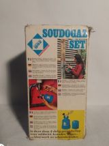 VINTAGE FER A SOUDER SOUDOGAZ SET CAMPING GAZ.  Complet 