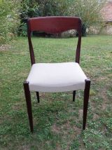 Suite de 6 chaises vintage scandinaves Niels Otto Moller