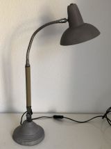 Lampe vintage 1950 industrielle atelier Super Chrome - 60 cm