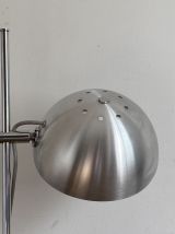 Lampe Jean GANDELIN. 1970. Space age. Inox brossé.