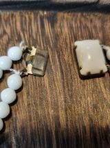 Ancien collier perles en verre