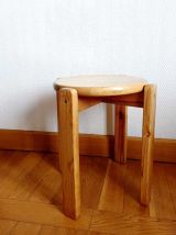 Tabouret scandinave en pin massif 