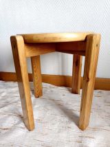 Tabouret scandinave en pin massif 