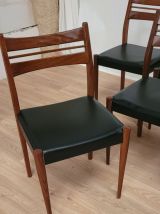 6 Chaises vintage Scandinaves 1960 Danemark