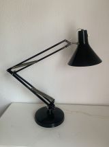 Lampe vintage 1960 d'architecte Luxo L4 noire - 60 cm