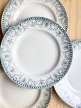 4 assiettes plates terre de fer Hamage "Wilbur"