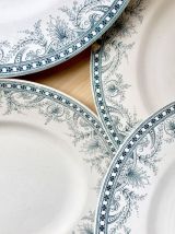 4 assiettes plates terre de fer Hamage "Wilbur"