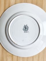 4 assiettes plates terre de fer Hamage "Wilbur"