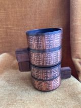 Tasses à café en cuivre années '70