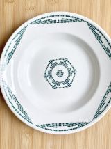 Mix 4 assiettes creuses Art Deco