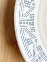 Mix 4 assiettes creuses Art Deco