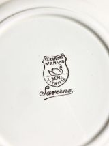 8 assiettes Ceranord "Saverne"