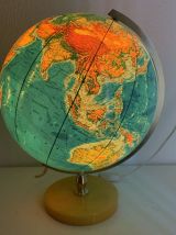 Grand globe vintage 1970 terrestre PVC JRO Verlag - 44 cm