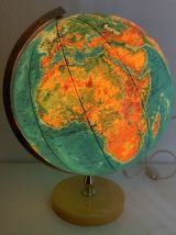 Grand globe vintage 1970 terrestre PVC JRO Verlag - 44 cm