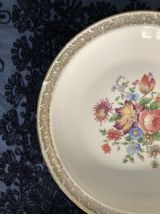 Assiettes Limoges fleurs 