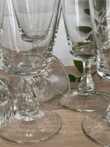 Set de 9 verres à vin blanc