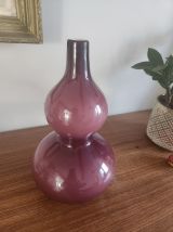 Vase en verre soufflé scandinave 