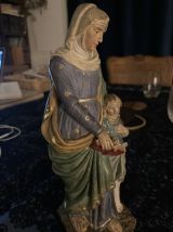 Vierge à l'enfant Sainte Anne et la Vierge Marie